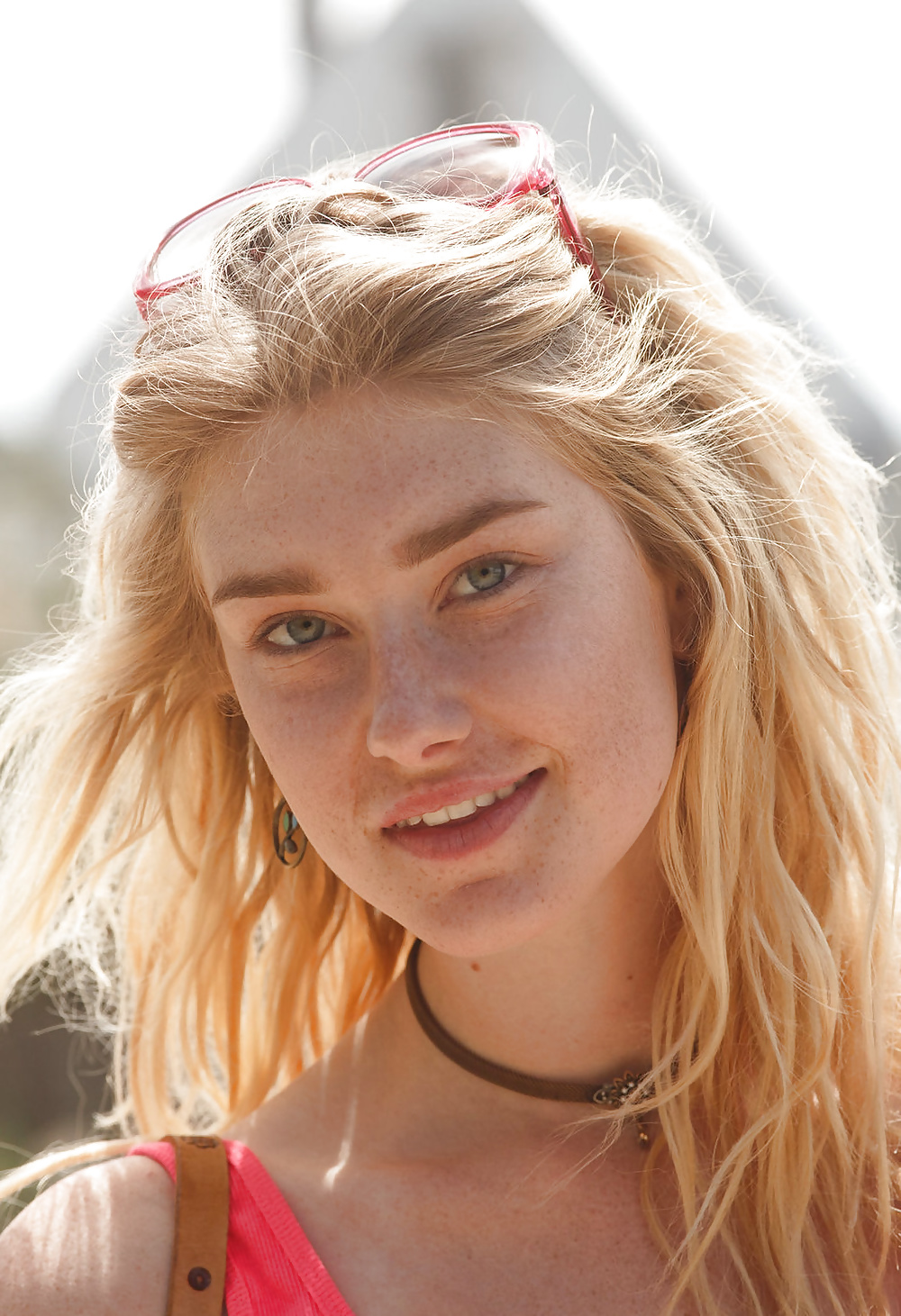 Exquisite freckled Californian blonde 19