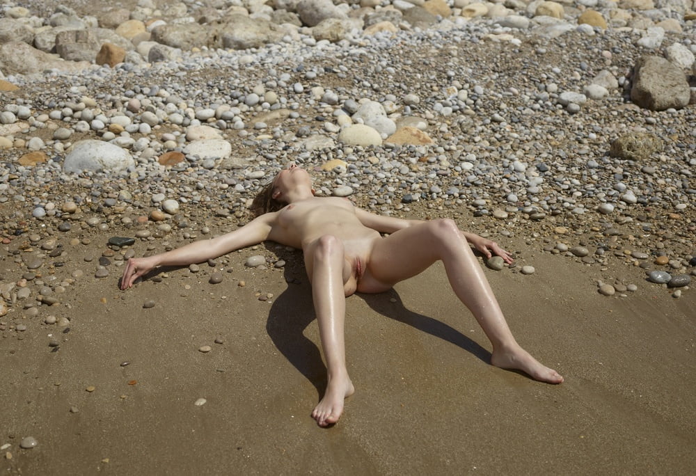 Dutch goddess, naked on beach 4