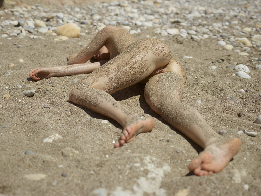 Dutch goddess, naked on beach 2