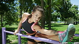 Evelin Stone - Foreign Boy Meets Thirsty Fitness Model 10