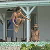 heidi klum topless at the pool sept 2017 8