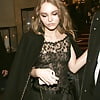 Lily-Rose Depp seethrough top dec 2017 6